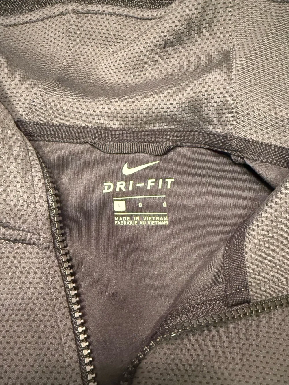 Rare Men’s Nike Tulane Basketball Dri-FIT Hoodie Jacket Large Gray Full Zip